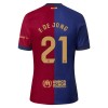 Oficiální Fotbalový Dres FC Barcelona F. De Jong 21 Domácí 2024-25 pro Děti